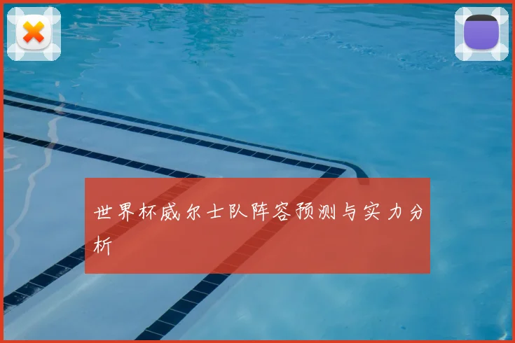 世界杯威尔士队阵容预测与实力分析
